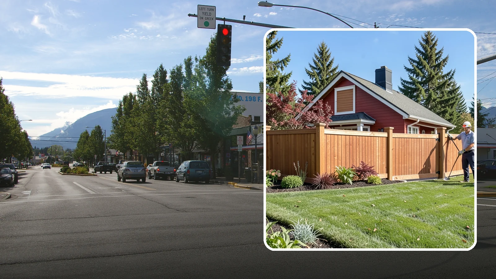 Wood Fence Installation in North Bend, King County, WA - We build classic wood fences using Western red cedar and treated framing chosen to stand up to Puget Sound weather.