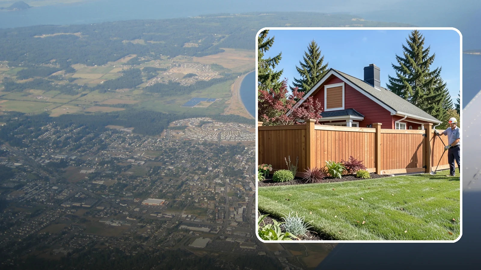 Wood Fence Installation in Oak Harbor, Island County, WA - We build classic wood fences using Western red cedar and treated framing chosen to stand up to Puget Sound weather.