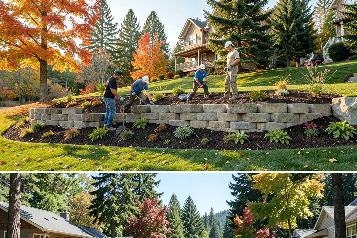 Wood Fence Installation in Orting, Pierce County, WA - Summer and early fall give footings the driest cure, but cedar installs well most of the year with breaks for heavy Northwest...