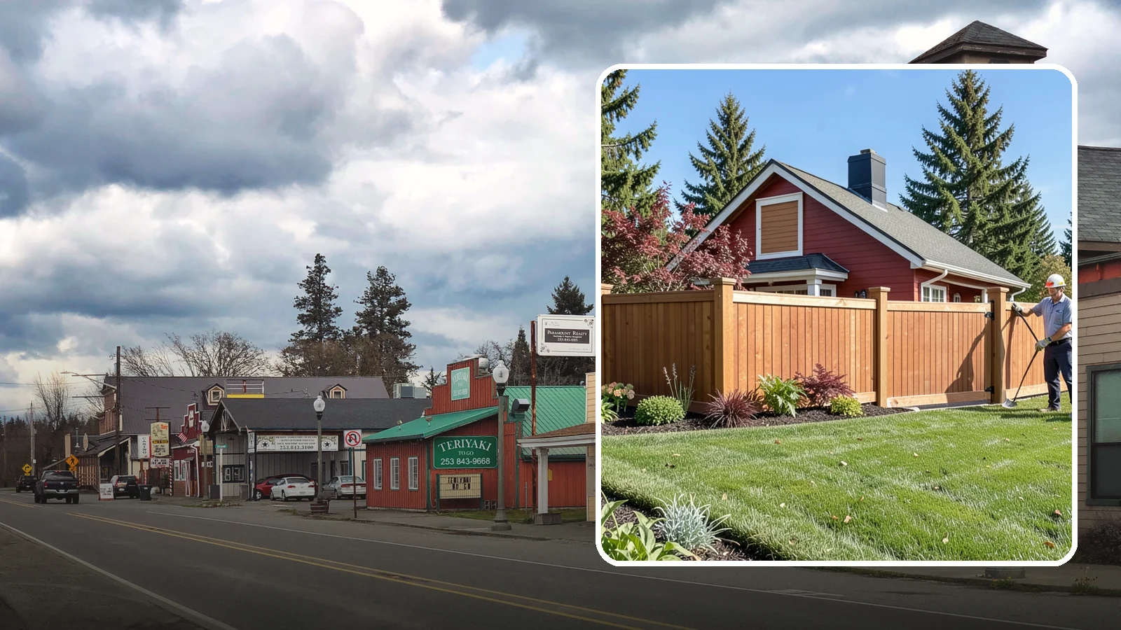 Wood Fence Installation in Roy, Pierce County, WA - We build classic wood fences using Western red cedar and treated framing chosen to stand up to Puget Sound weather.