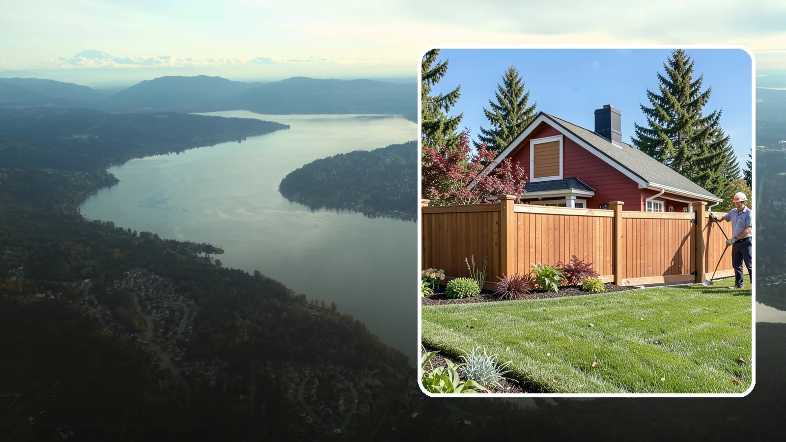 Wood Fence Installation in Sammamish, King County, WA - We build classic wood fences using Western red cedar and treated framing chosen to stand up to Puget Sound weather.