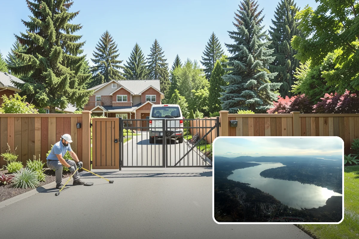 Wood Fence Installation in Sammamish, King County, WA - Delivers the natural cedar appearance popular across Western Washington