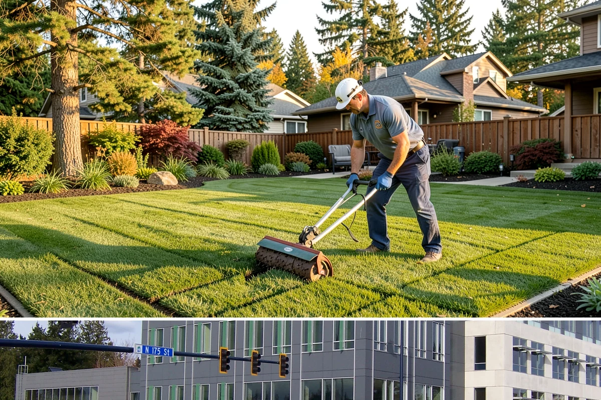 Wood Fence Installation in Shoreline, King County, WA - Summer and early fall give footings the driest cure, but cedar installs well most of the year with breaks for heavy Northwest...