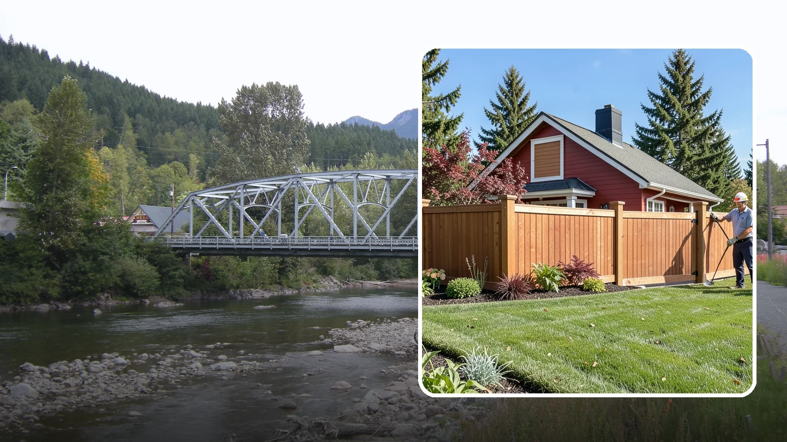 Wood Fence Installation in Skykomish, King County, WA - We build classic wood fences using Western red cedar and treated framing chosen to stand up to Puget Sound weather.