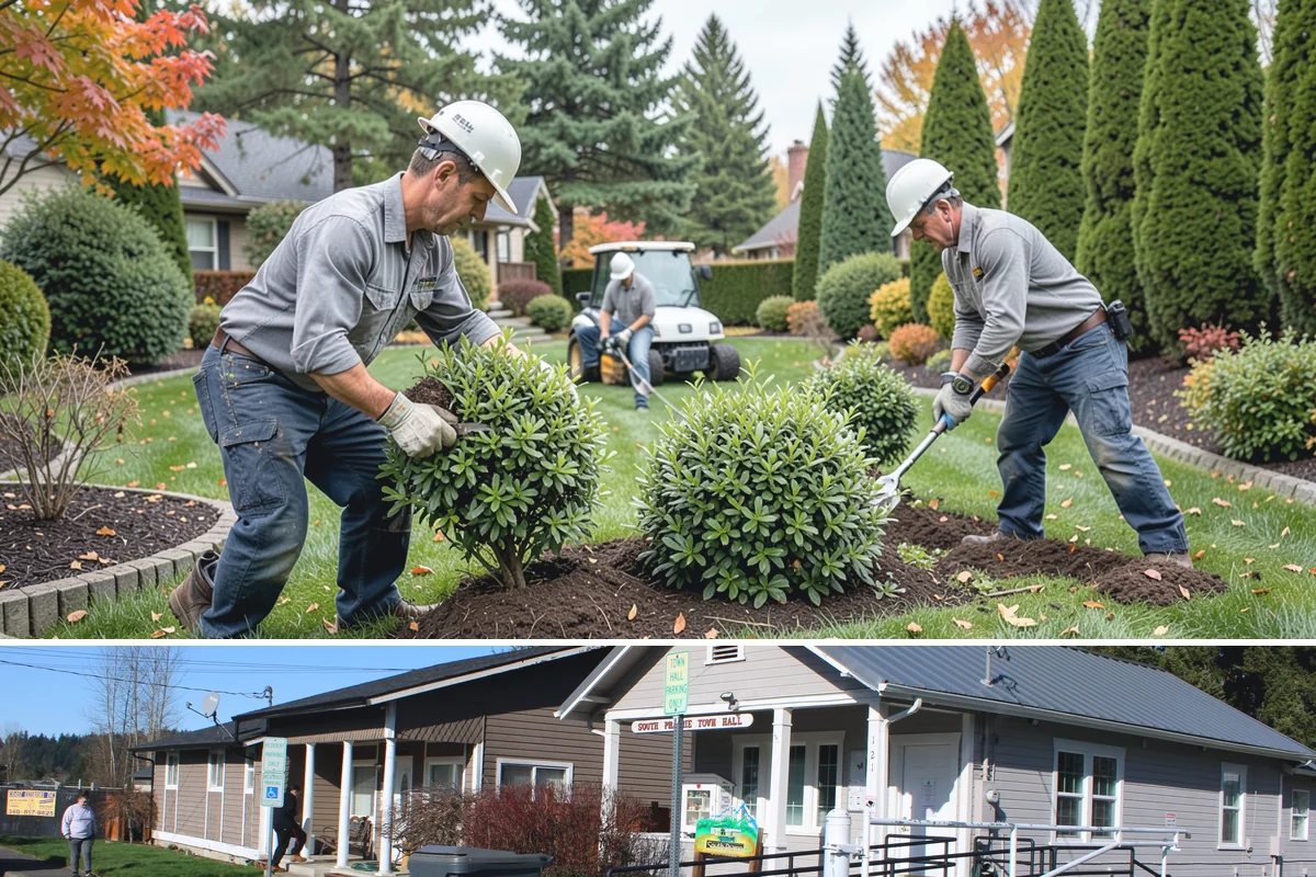 Wood Fence Installation in South Prairie, Pierce County, WA - Summer and early fall give footings the driest cure, but cedar installs well most of the year with breaks for heavy Northwest...