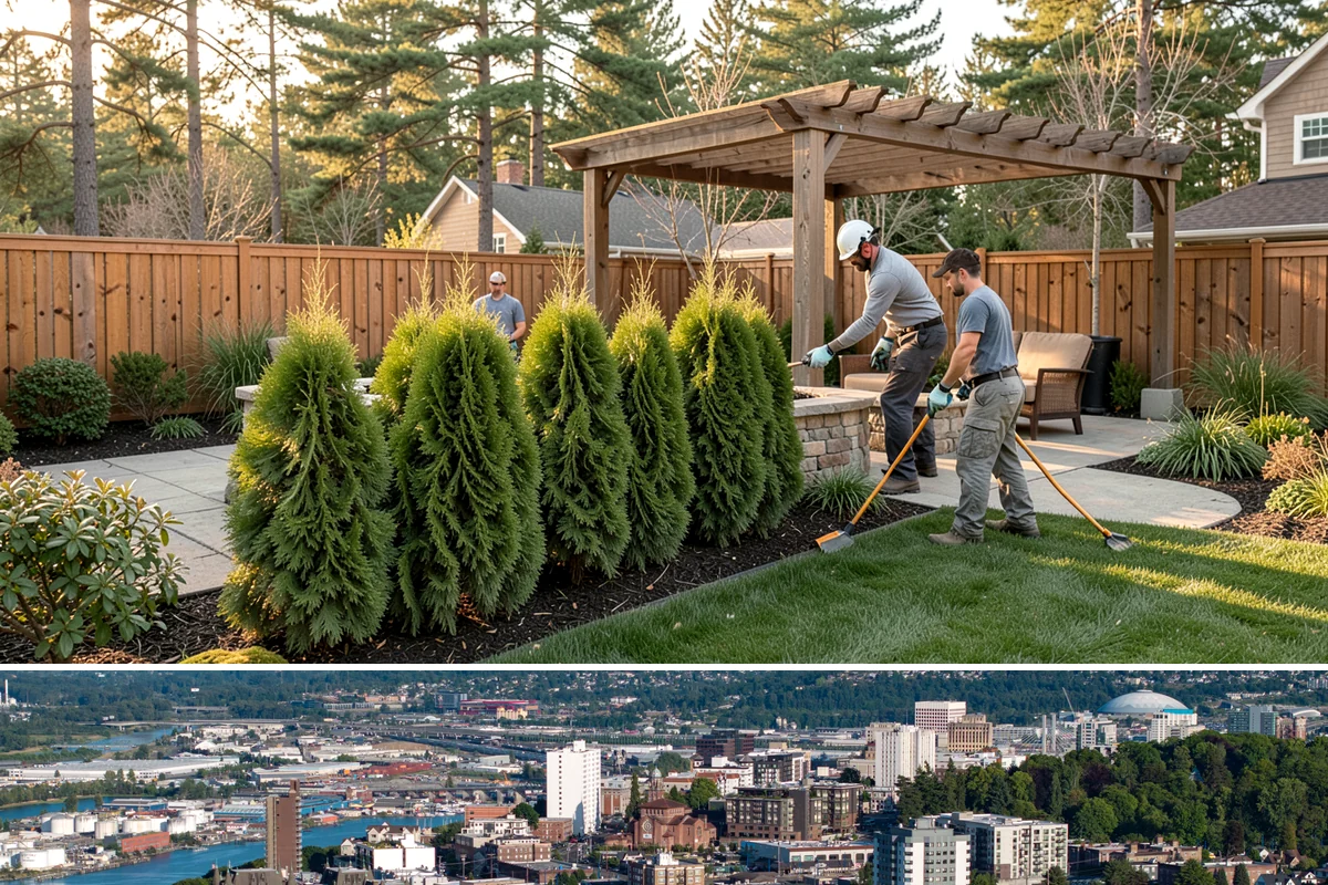 Wood Fence Installation in Tacoma, Pierce County, WA - Summer and early fall give footings the driest cure, but cedar installs well most of the year with breaks for heavy Northwest...