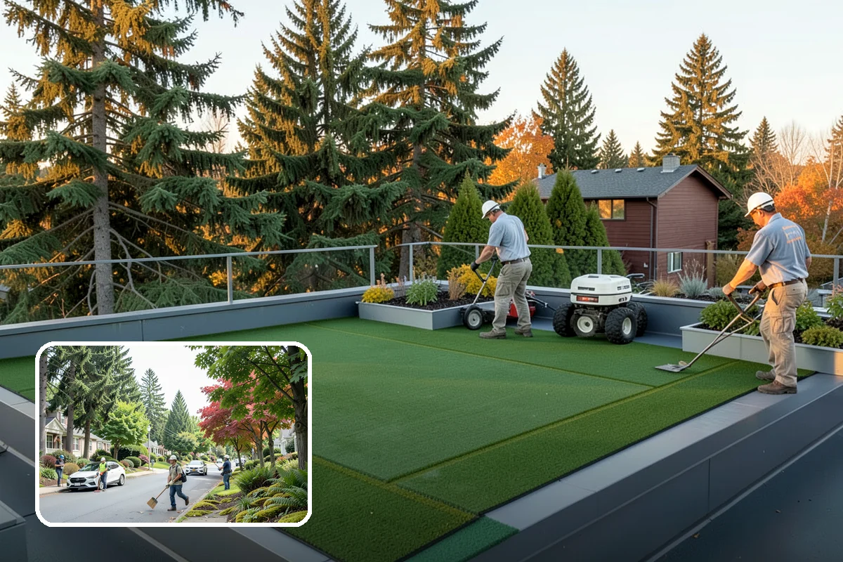 Xeriscaping in Beaux Arts Village, King County, WA - Slashes irrigation and water bills