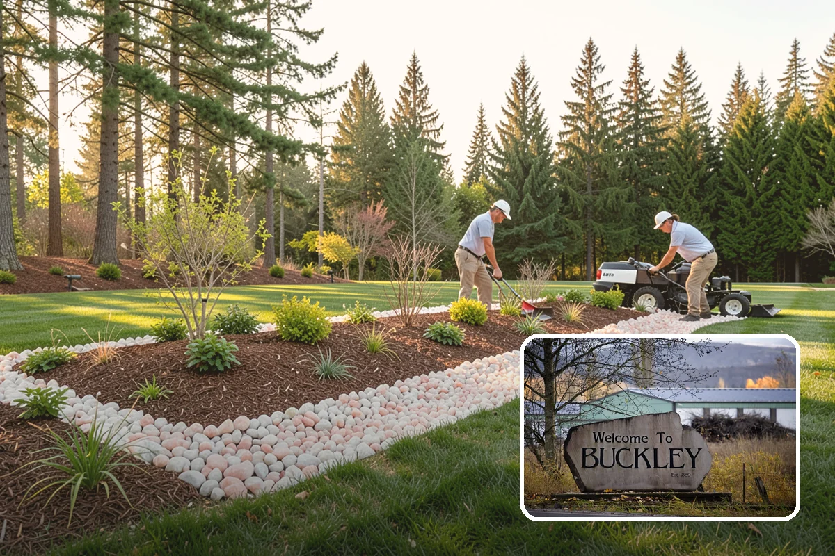 Xeriscaping in Buckley, Pierce County, WA - Slashes irrigation and water bills