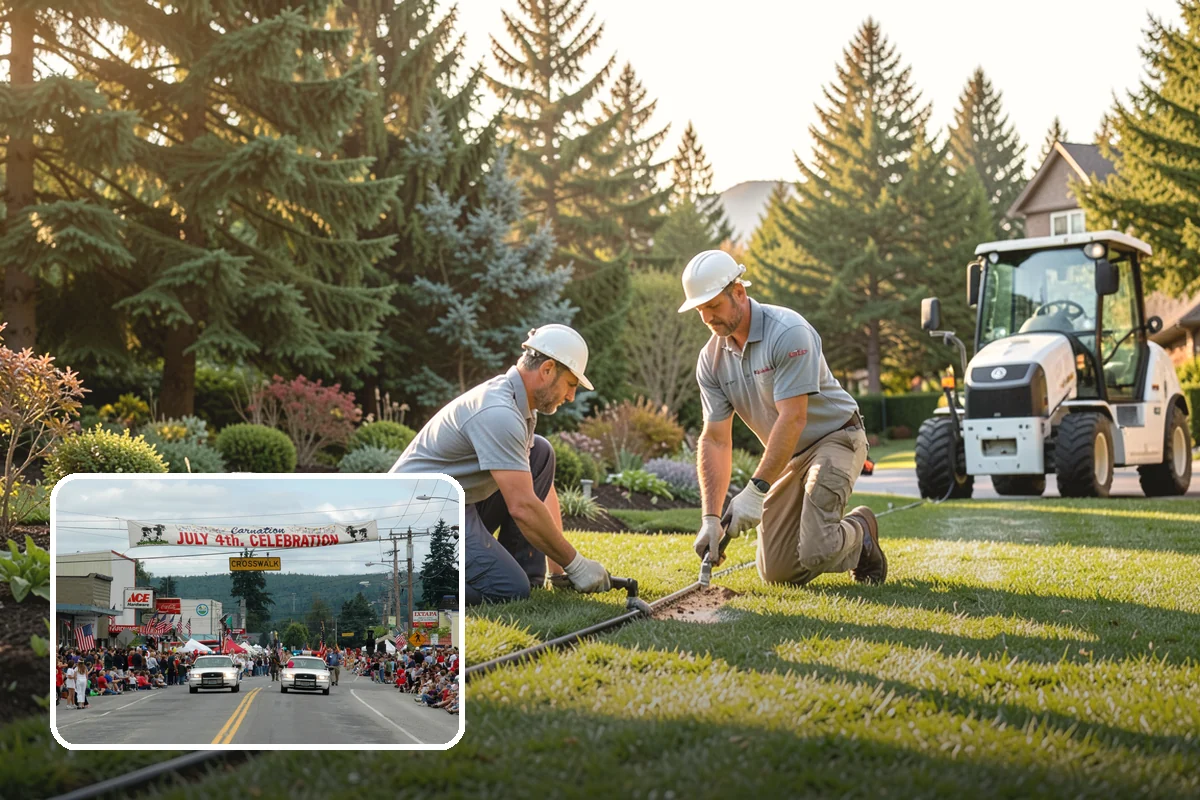 Xeriscaping in Carnation, King County, WA - Slashes irrigation and water bills