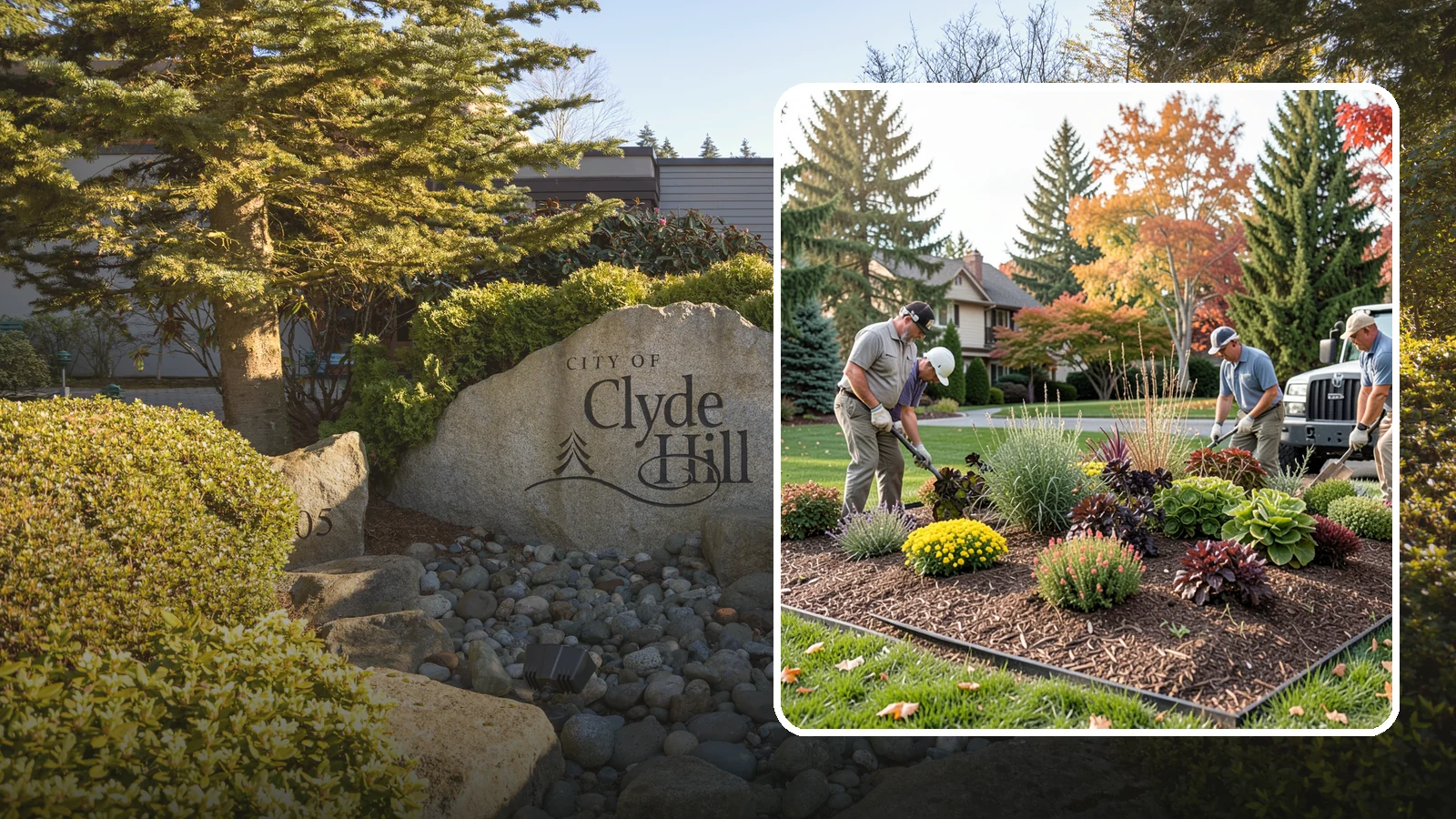 Xeriscaping in Clyde Hill, King County, WA - Water-wise xeriscape design and installation that creates a beautiful landscape needing little irrigation.