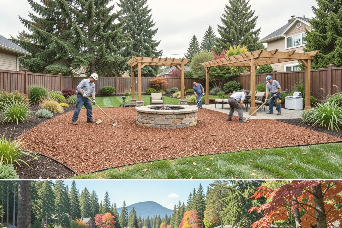 Xeriscaping in Covington, King County, WA - Best planted spring or fall for establishment.
