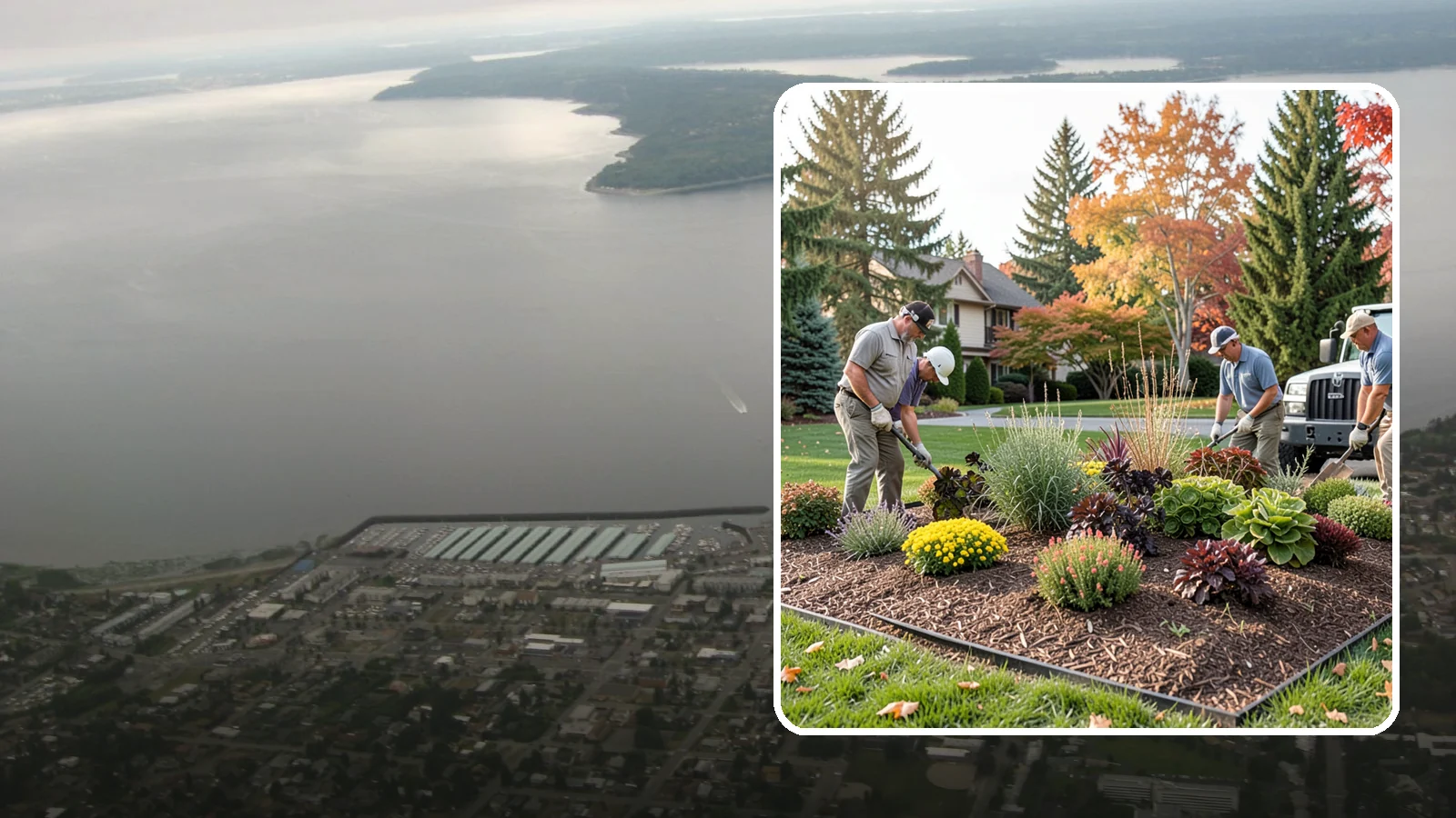 Xeriscaping in Des Moines, King County, WA - Water-wise xeriscape design and installation that creates a beautiful landscape needing little irrigation.