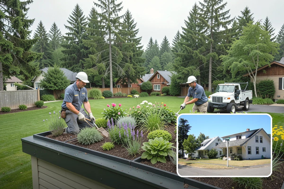 Xeriscaping in DuPont, Pierce County, WA - Slashes irrigation and water bills