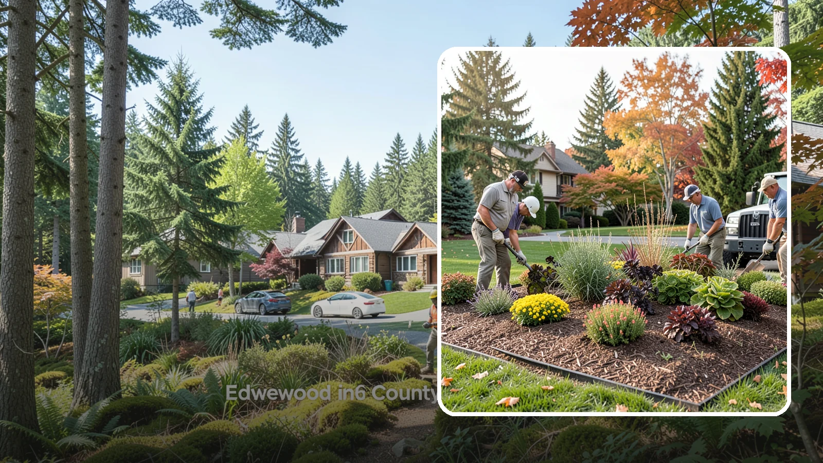 Xeriscaping in Edgewood, Pierce County, WA - Water-wise xeriscape design and installation that creates a beautiful landscape needing little irrigation.