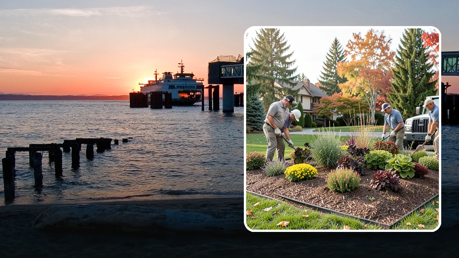 Xeriscaping in Edmonds, Snohomish County, WA - Water-wise xeriscape design and installation that creates a beautiful landscape needing little irrigation.