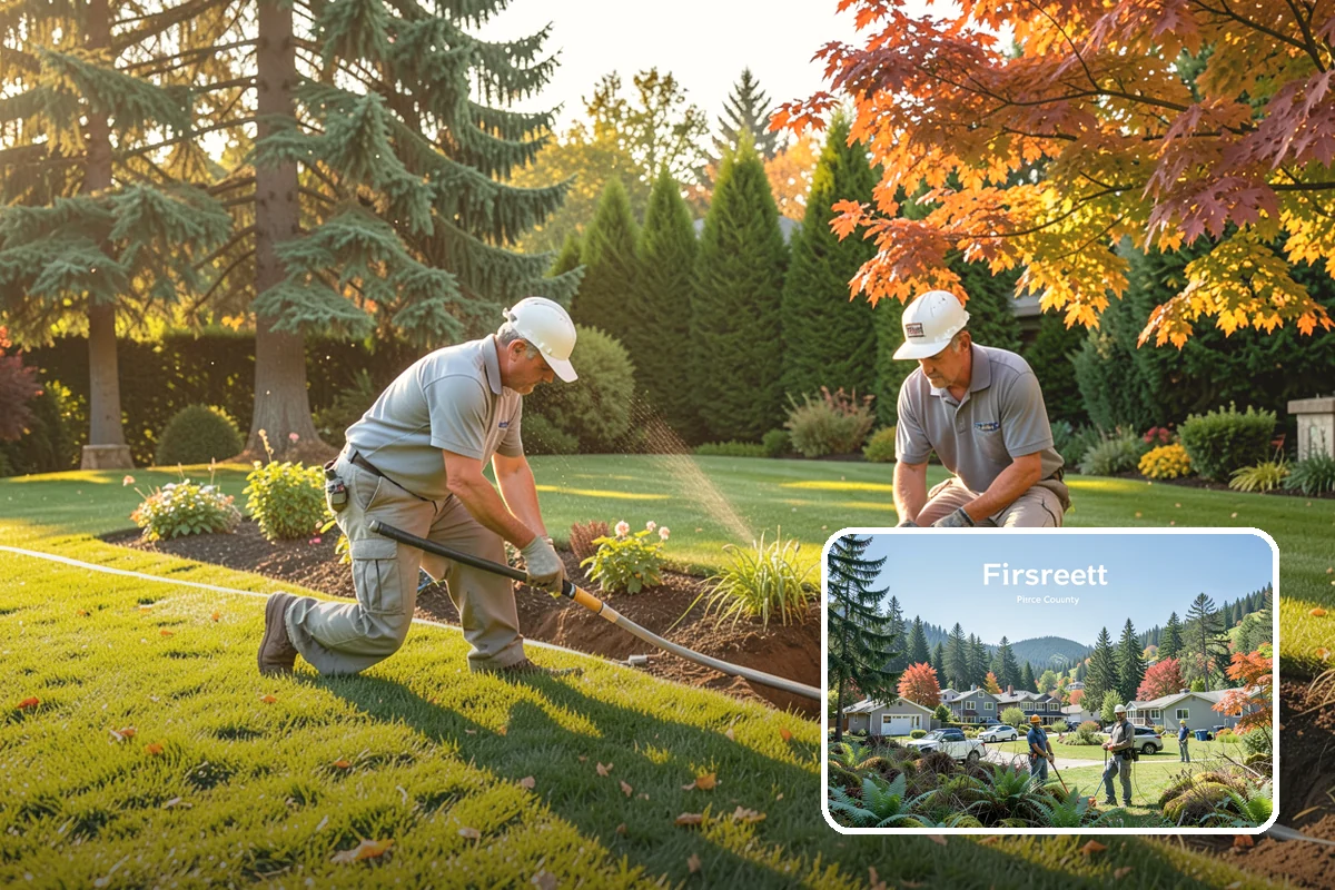 Xeriscaping in Fircrest, Pierce County, WA - Slashes irrigation and water bills