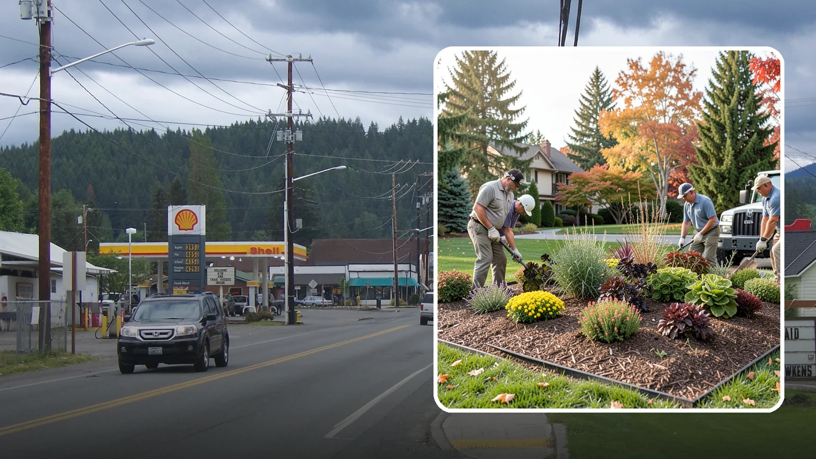 Xeriscaping in Granite Falls, Snohomish County, WA - Water-wise xeriscape design and installation that creates a beautiful landscape needing little irrigation.
