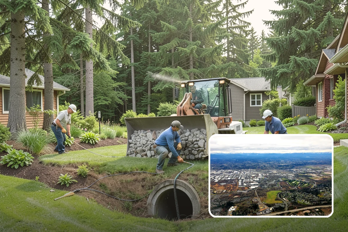 Xeriscaping in Kent, King County, WA - Slashes irrigation and water bills