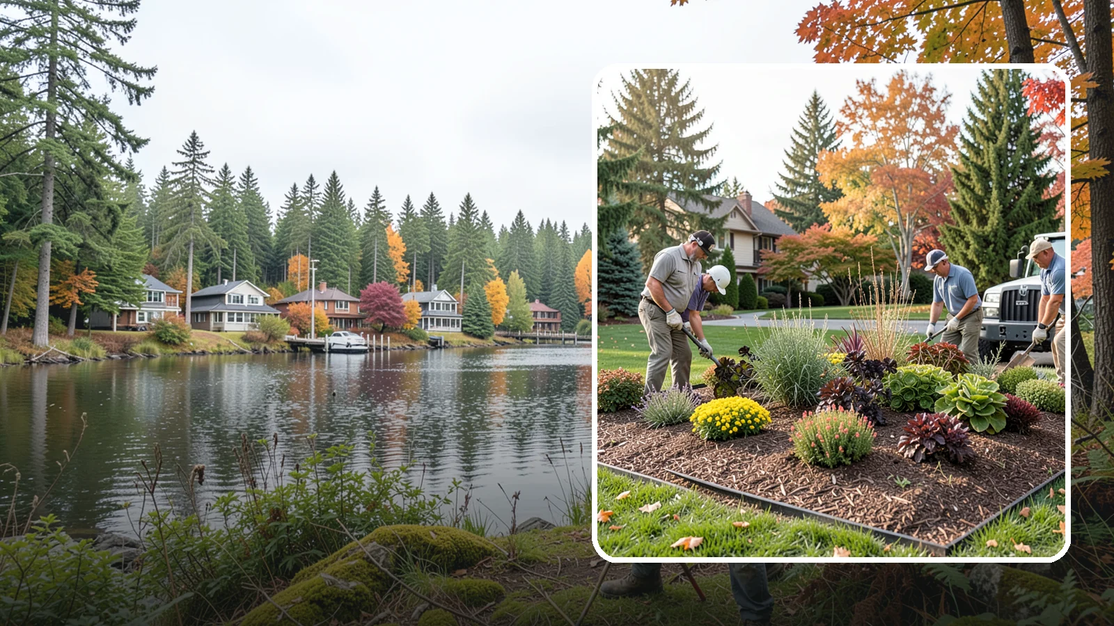 Xeriscaping in La Conner, Skagit County, WA - Water-wise xeriscape design and installation that creates a beautiful landscape needing little irrigation.