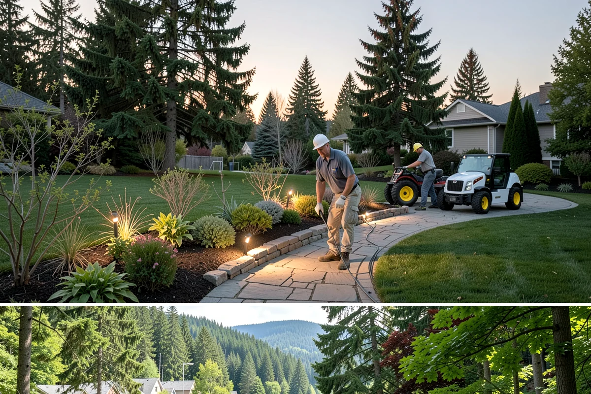 Xeriscaping in Lake Forest Park, King County, WA - Best planted spring or fall for establishment.