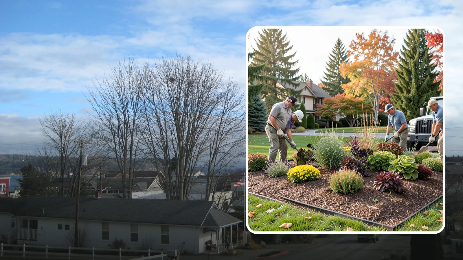 Xeriscaping in Langley, Island County, WA - Water-wise xeriscape design and installation that creates a beautiful landscape needing little irrigation.