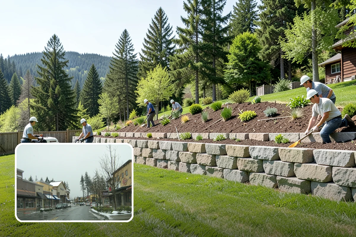 Xeriscaping in Mill Creek, Snohomish County, WA - Slashes irrigation and water bills