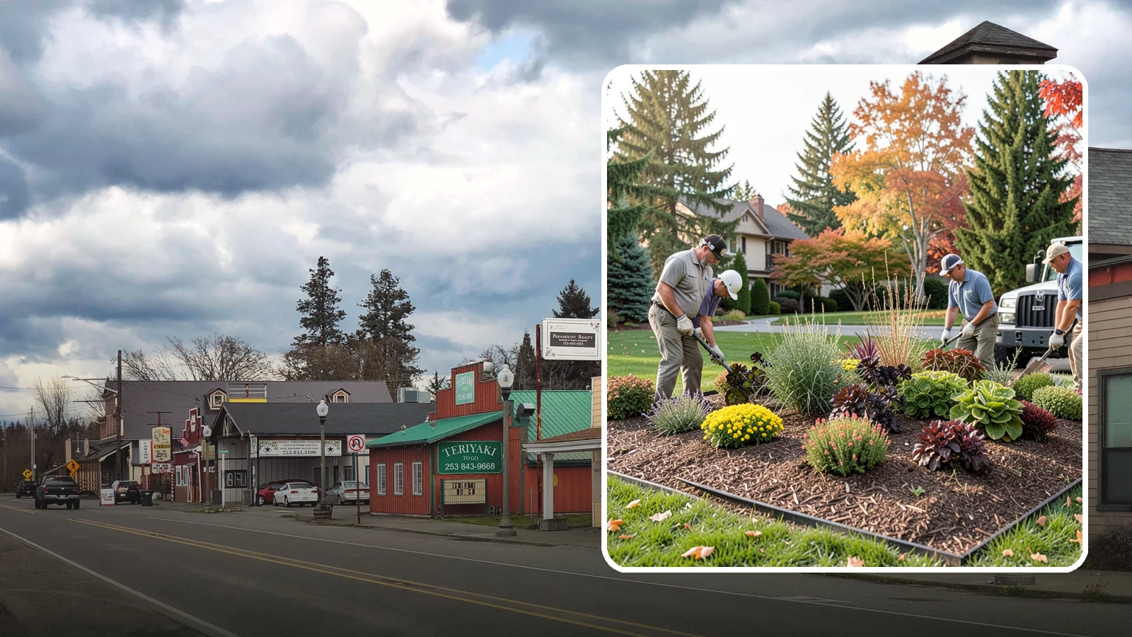 Xeriscaping in Roy, Pierce County, WA - Water-wise xeriscape design and installation that creates a beautiful landscape needing little irrigation.