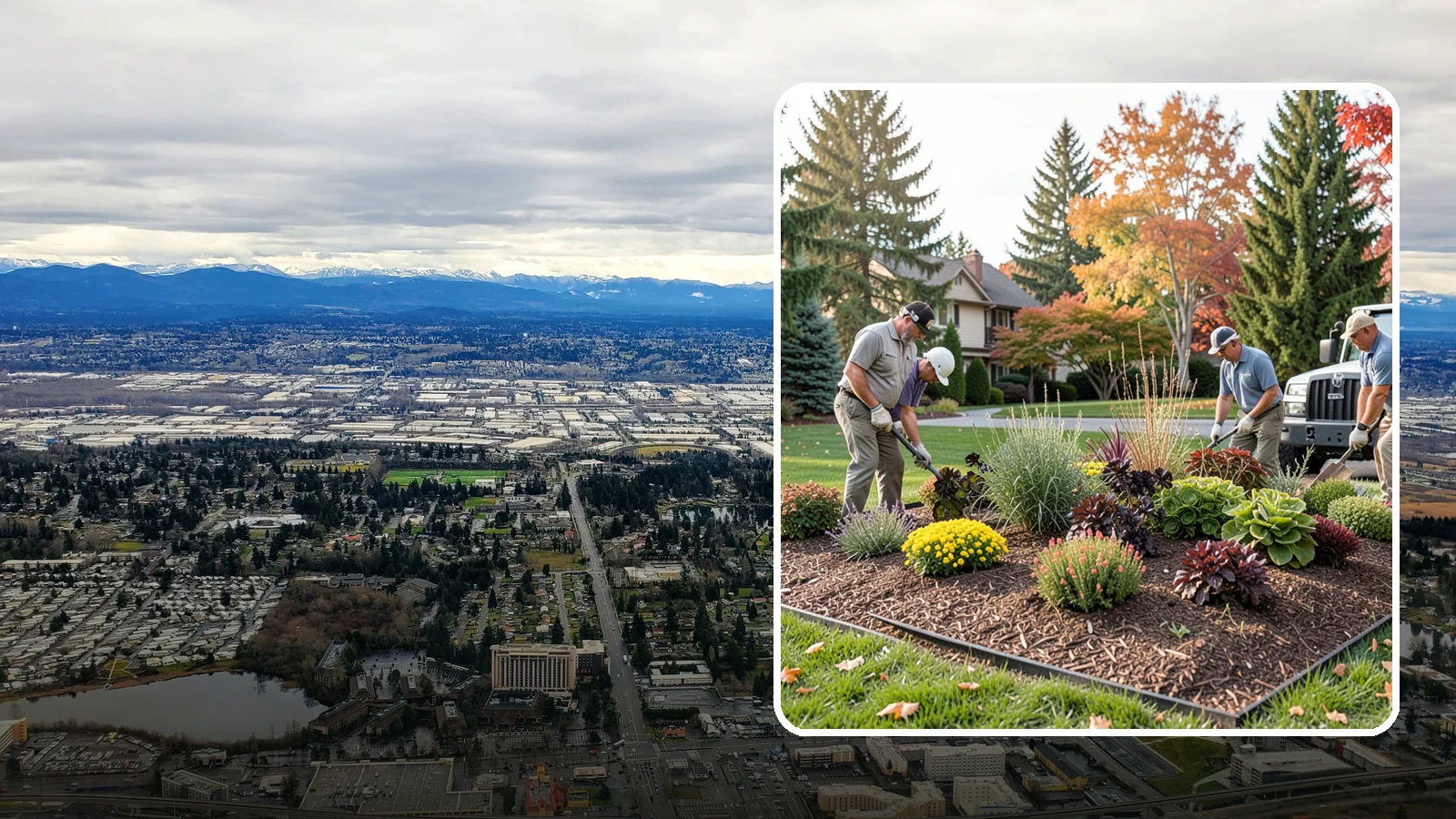 Xeriscaping in SeaTac, King County, WA - Water-wise xeriscape design and installation that creates a beautiful landscape needing little irrigation.