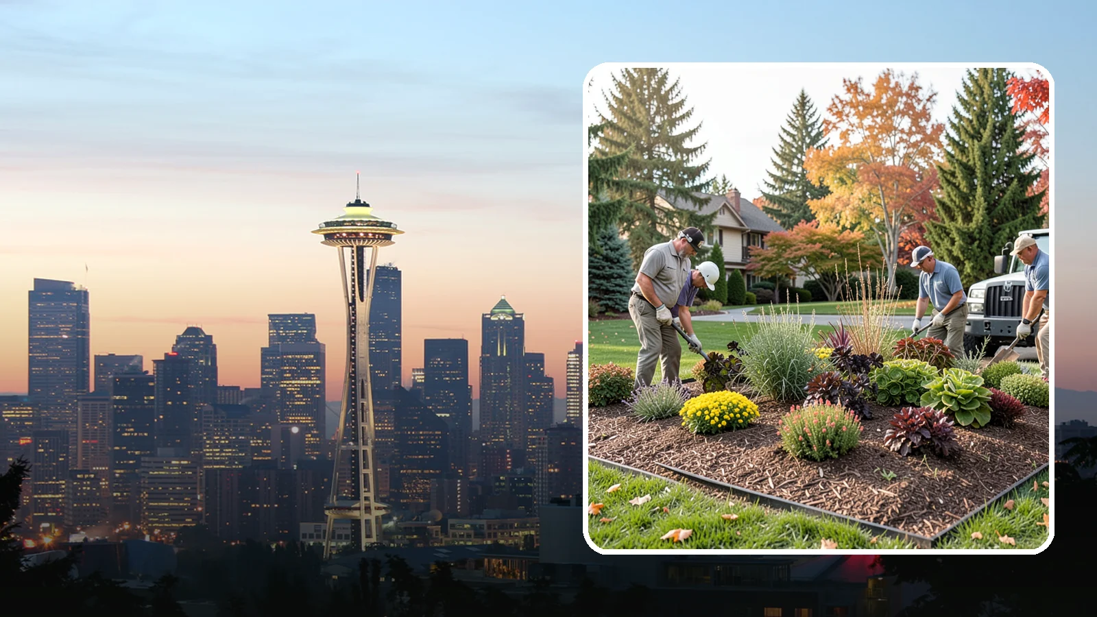 Xeriscaping in Seattle, King County, WA - Water-wise xeriscape design and installation that creates a beautiful landscape needing little irrigation.