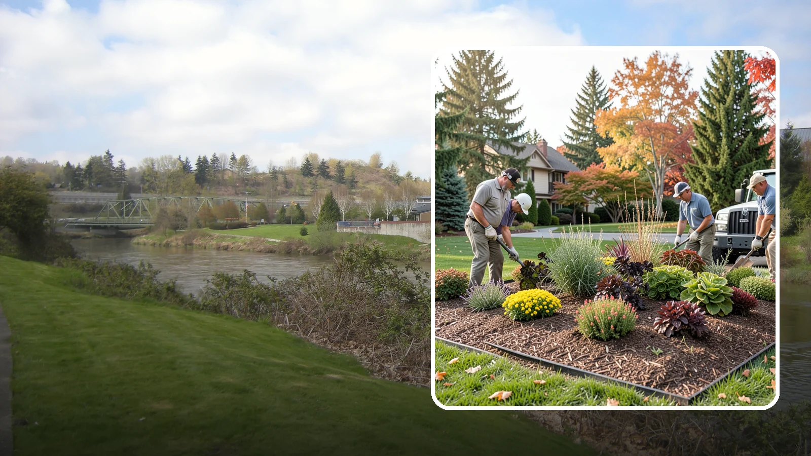 Xeriscaping in Tukwila, King County, WA - Water-wise xeriscape design and installation that creates a beautiful landscape needing little irrigation.
