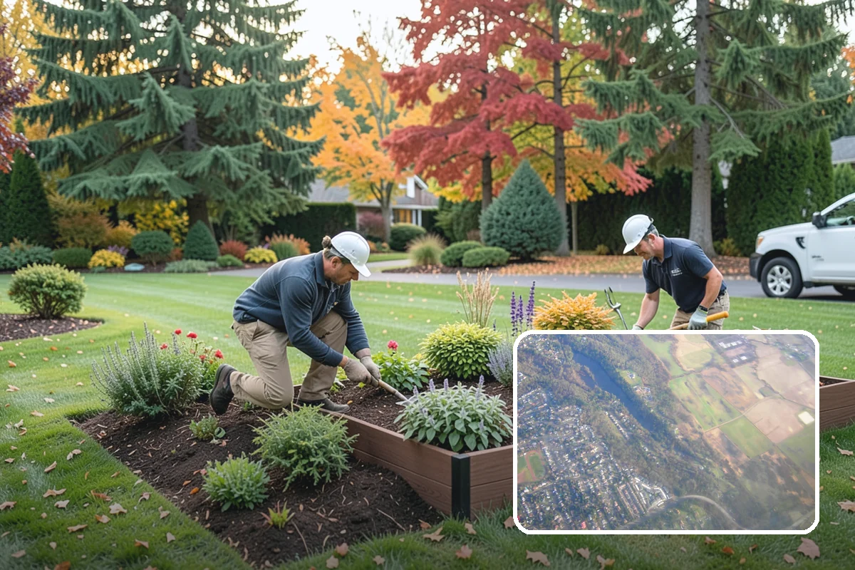 Yard Drainage Correction in Algona, King County, WA - Comprehensive whole-property drainage fix