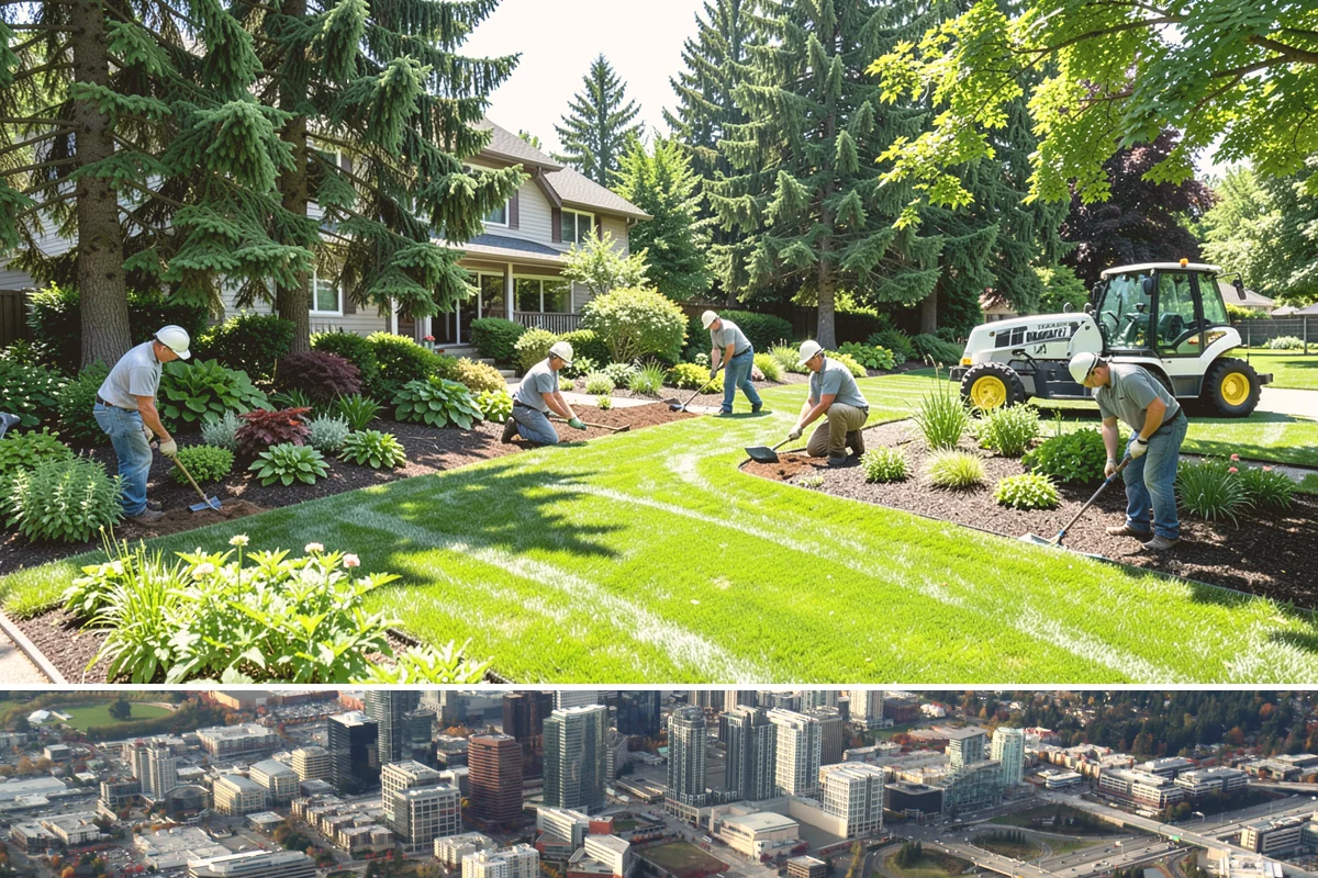 Yard Drainage Correction in Bellevue, King County, WA - Best performed in late spring through early fall when soils are workable for major regrading and new turf establishes before...