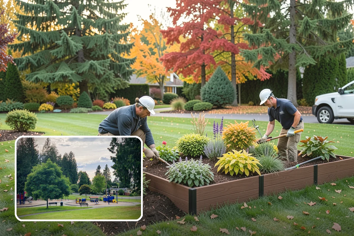 Yard Drainage Correction in Bonney Lake, Pierce County, WA - Comprehensive whole-property drainage fix