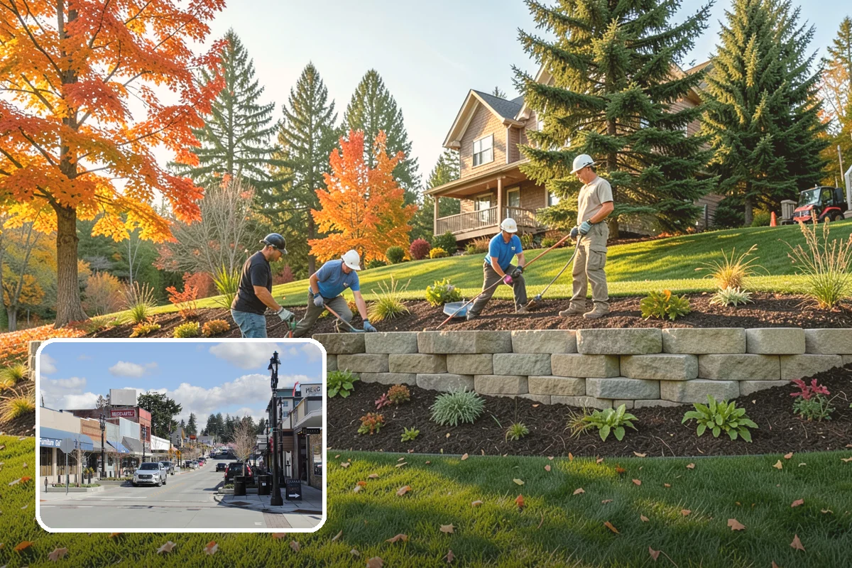 Yard Drainage Correction in Bothell, King County, WA - Comprehensive whole-property drainage fix