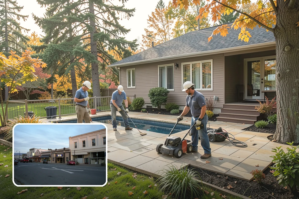 Yard Drainage Correction in Burlington, Skagit County, WA - Comprehensive whole-property drainage fix