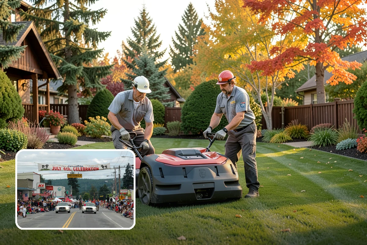 Yard Drainage Correction in Carnation, King County, WA - Comprehensive whole-property drainage fix