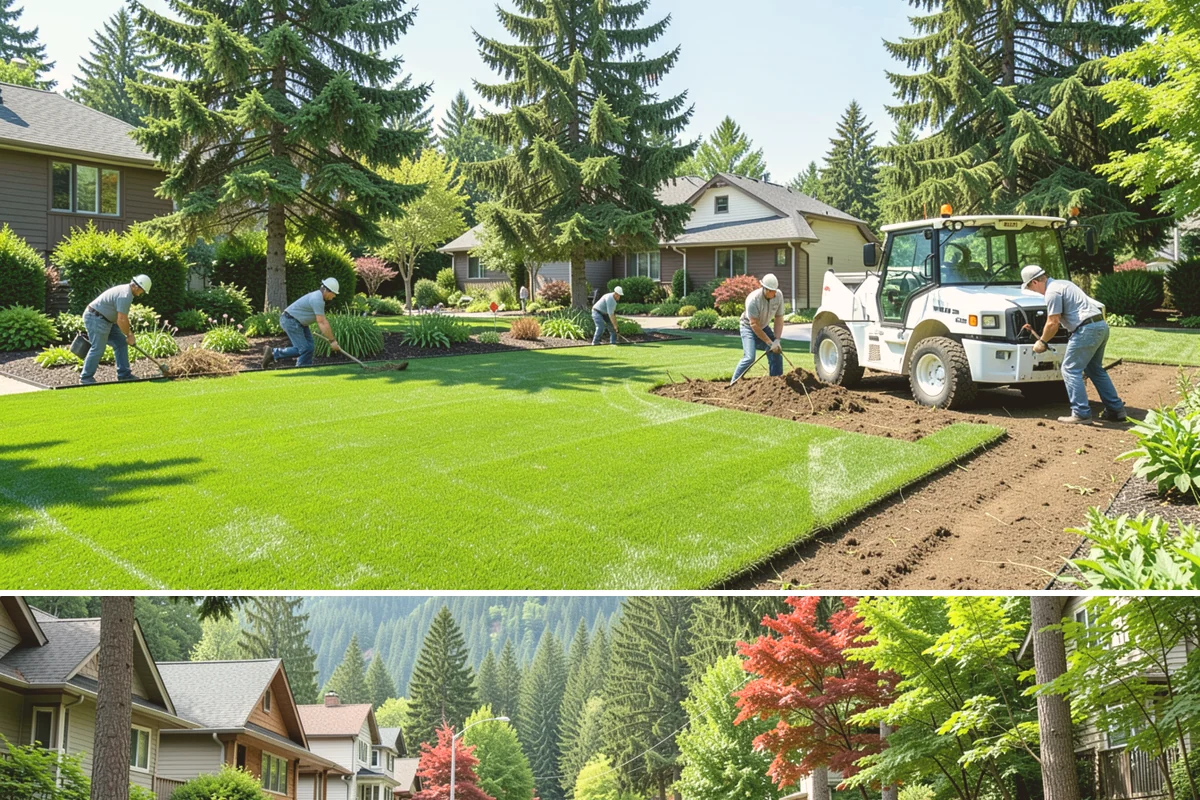 Yard Drainage Correction in Darrington, Snohomish County, WA - Best performed in late spring through early fall when soils are workable for major regrading and new turf establishes before...