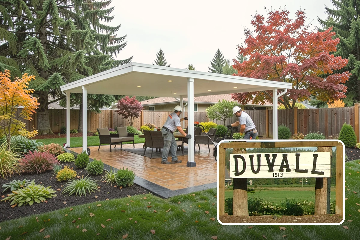 Yard Drainage Correction in Duvall, King County, WA - Comprehensive whole-property drainage fix
