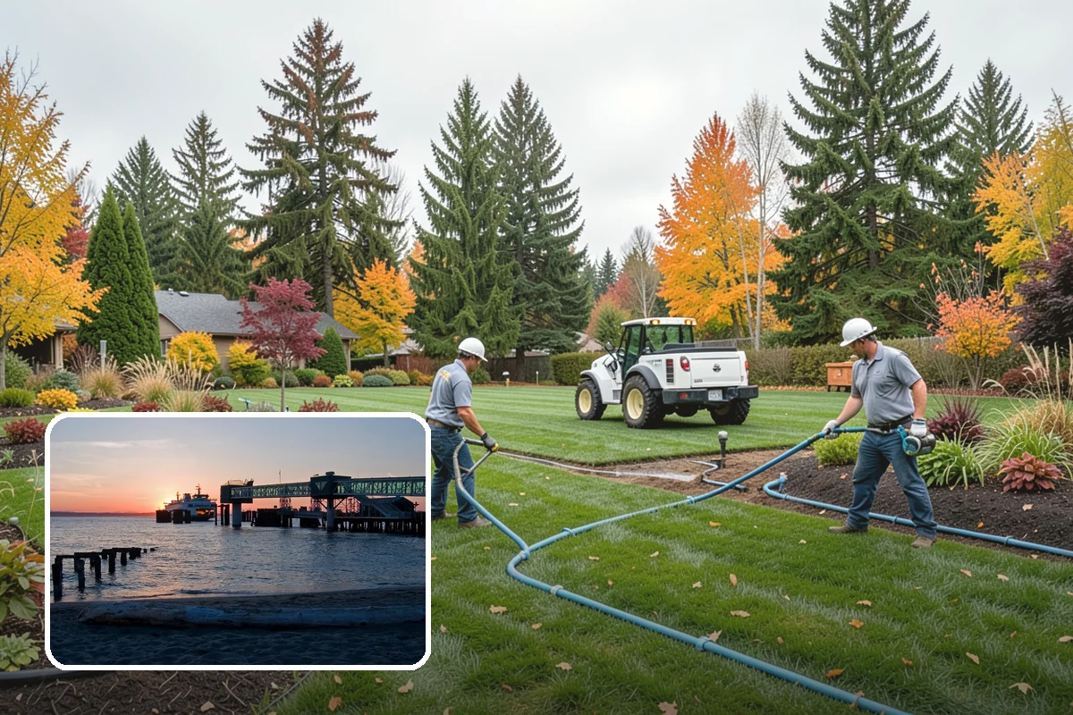 Yard Drainage Correction in Edmonds, Snohomish County, WA - Comprehensive whole-property drainage fix