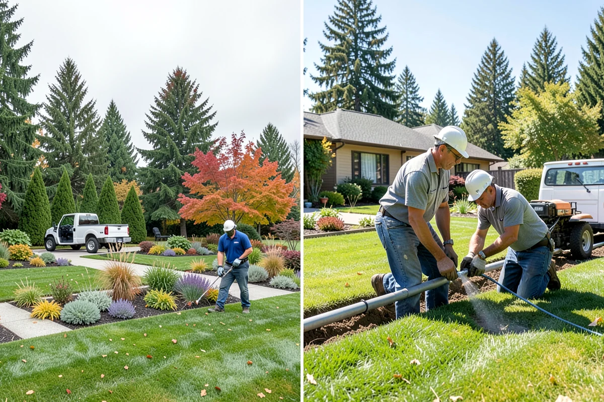 Yard Drainage Correction in Enumclaw, King County, WA - Assess the full lot grade and all wet areas