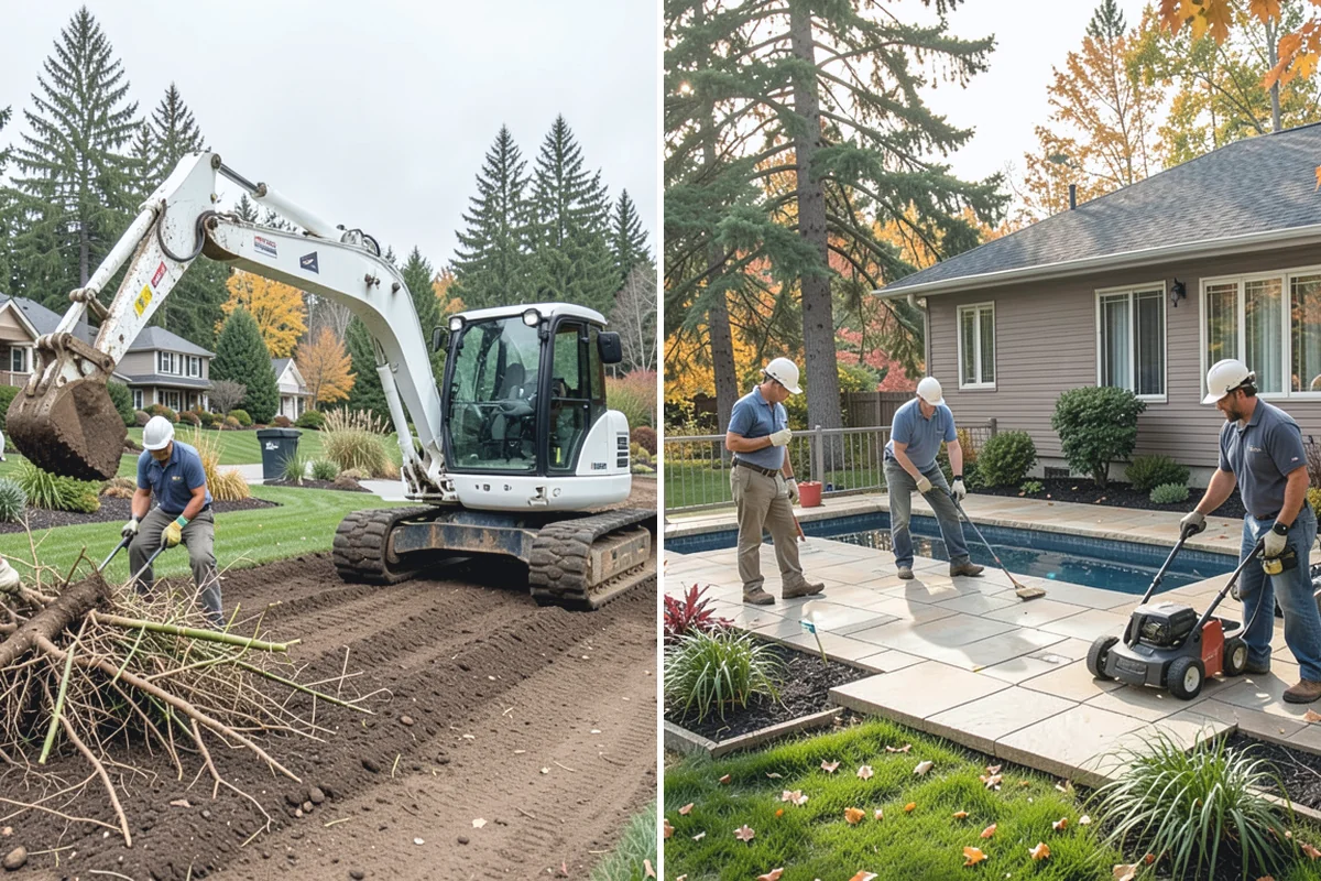 Yard Drainage Correction in Granite Falls, Snohomish County, WA - Assess the full lot grade and all wet areas