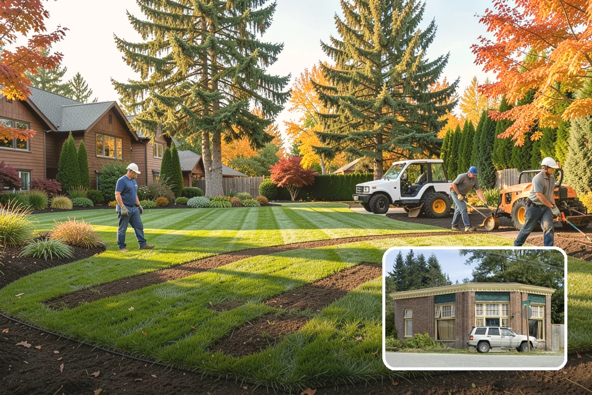 Yard Drainage Correction in Hamilton, Skagit County, WA - Comprehensive whole-property drainage fix