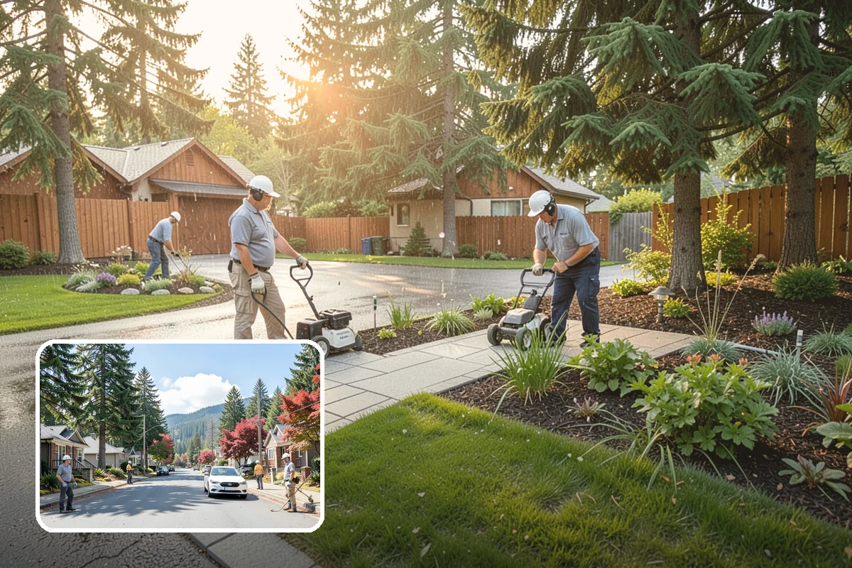 Yard Drainage Correction in Hunts Point, King County, WA - Comprehensive whole-property drainage fix