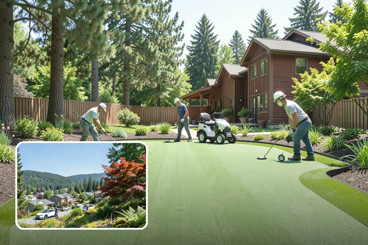 Yard Drainage Correction in Index, Snohomish County, WA - Comprehensive whole-property drainage fix