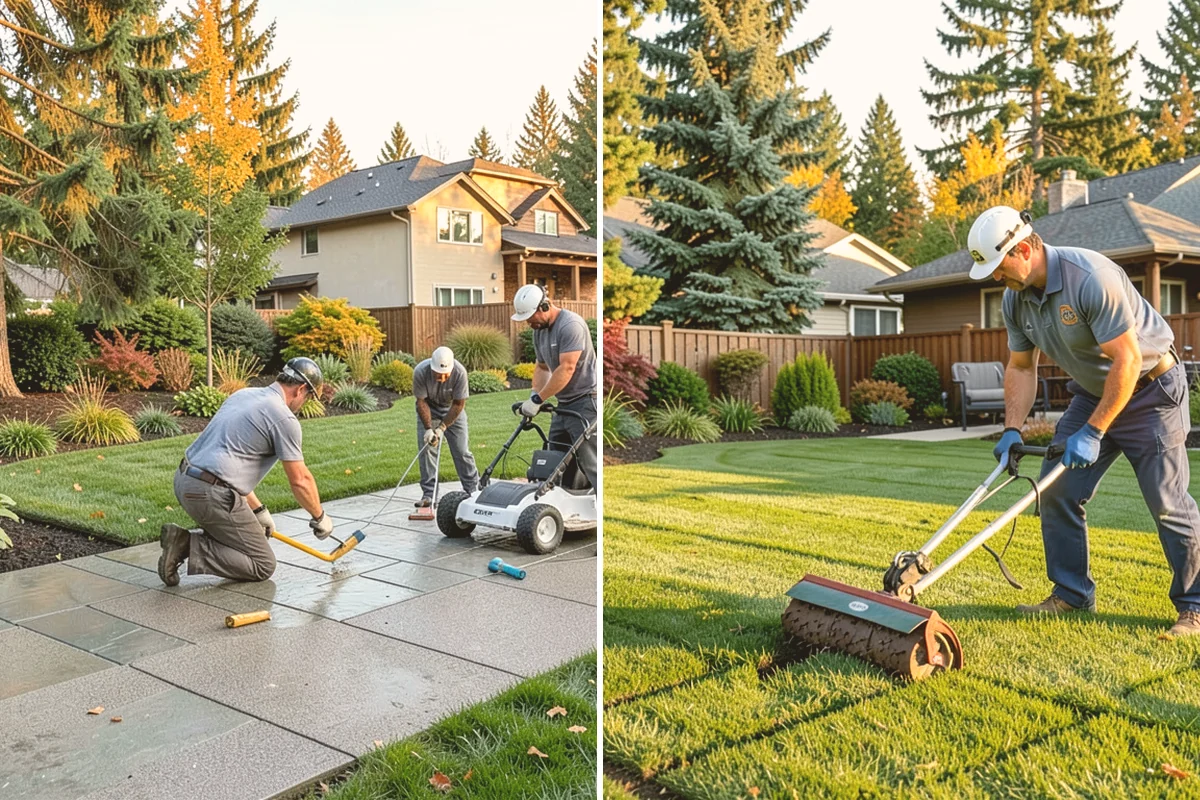 Yard Drainage Correction in Kirkland, King County, WA - Assess the full lot grade and all wet areas