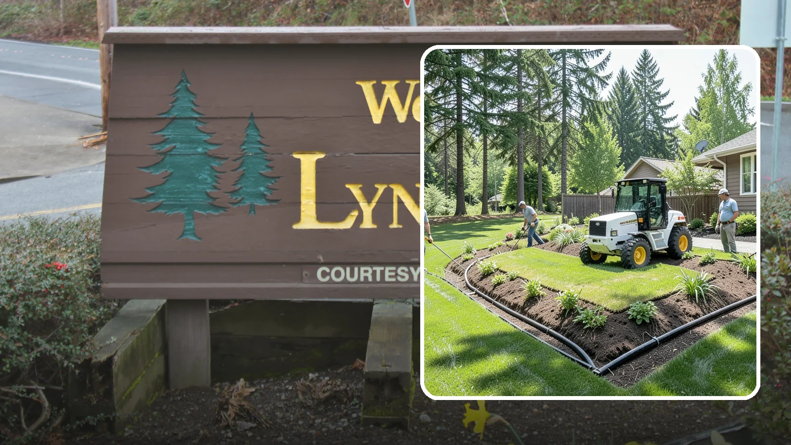 Yard Drainage Correction in Lynnwood, Snohomish County, WA - We correct overall yard drainage by reshaping grade and installing drains so water flows away from structures instead of pooling.