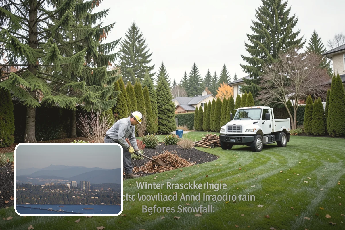 Yard Drainage Correction in Medina, King County, WA - Comprehensive whole-property drainage fix