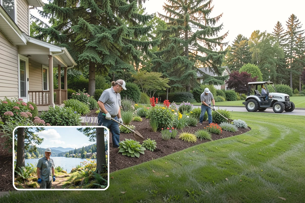 Yard Drainage Correction in Milton, King County, WA - Comprehensive whole-property drainage fix