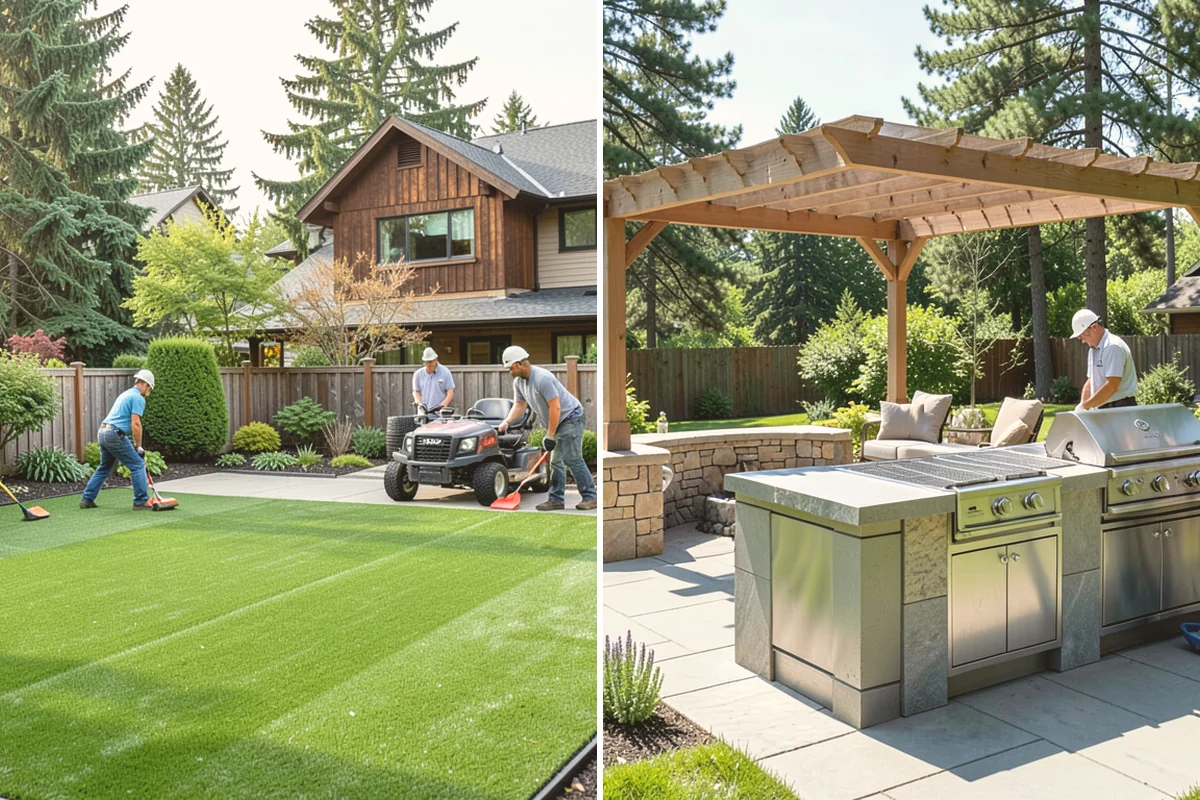 Yard Drainage Correction in Milton, King County, WA - Assess the full lot grade and all wet areas