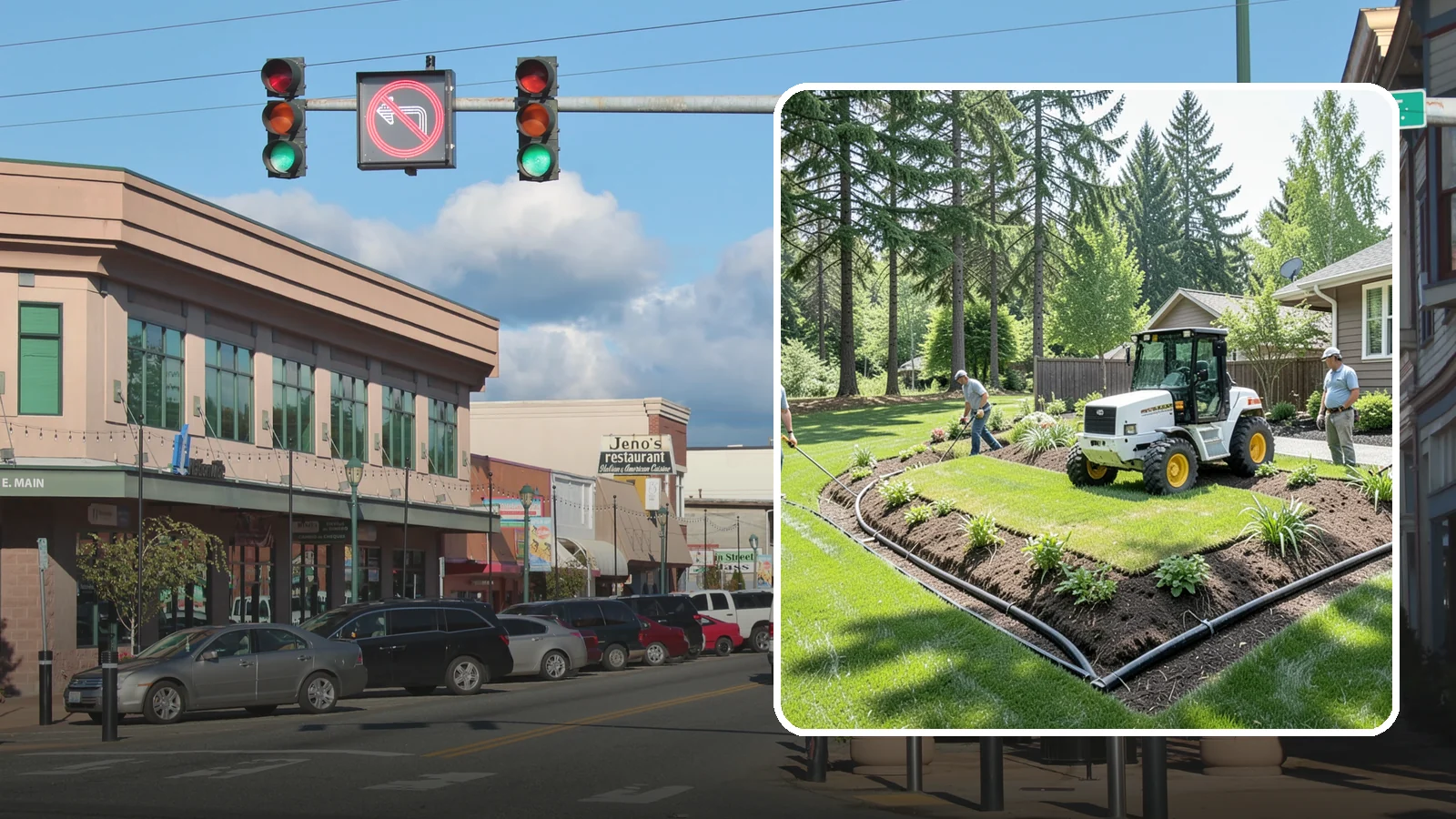 Yard Drainage Correction in Monroe, Snohomish County, WA - We correct overall yard drainage by reshaping grade and installing drains so water flows away from structures instead of pooling.
